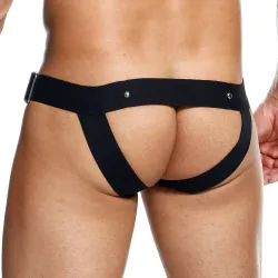 MOB Eroticwear Jockstrap Cockring DNGEON Noir